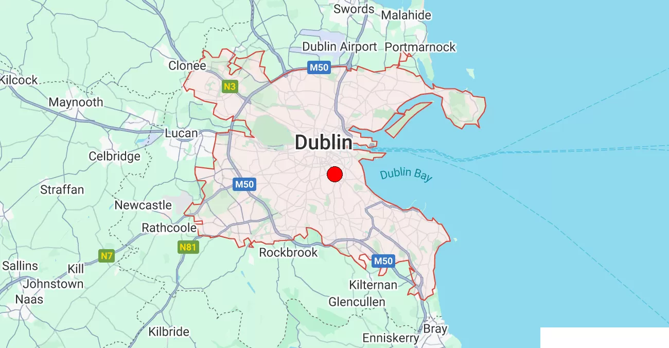 Dotsquares dublin Map