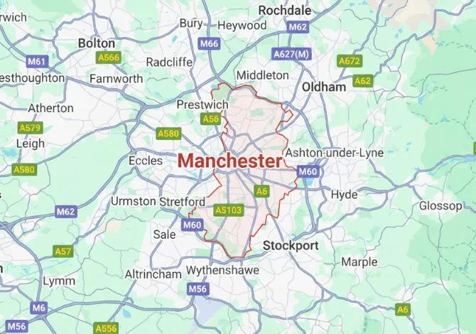 Manchester Map