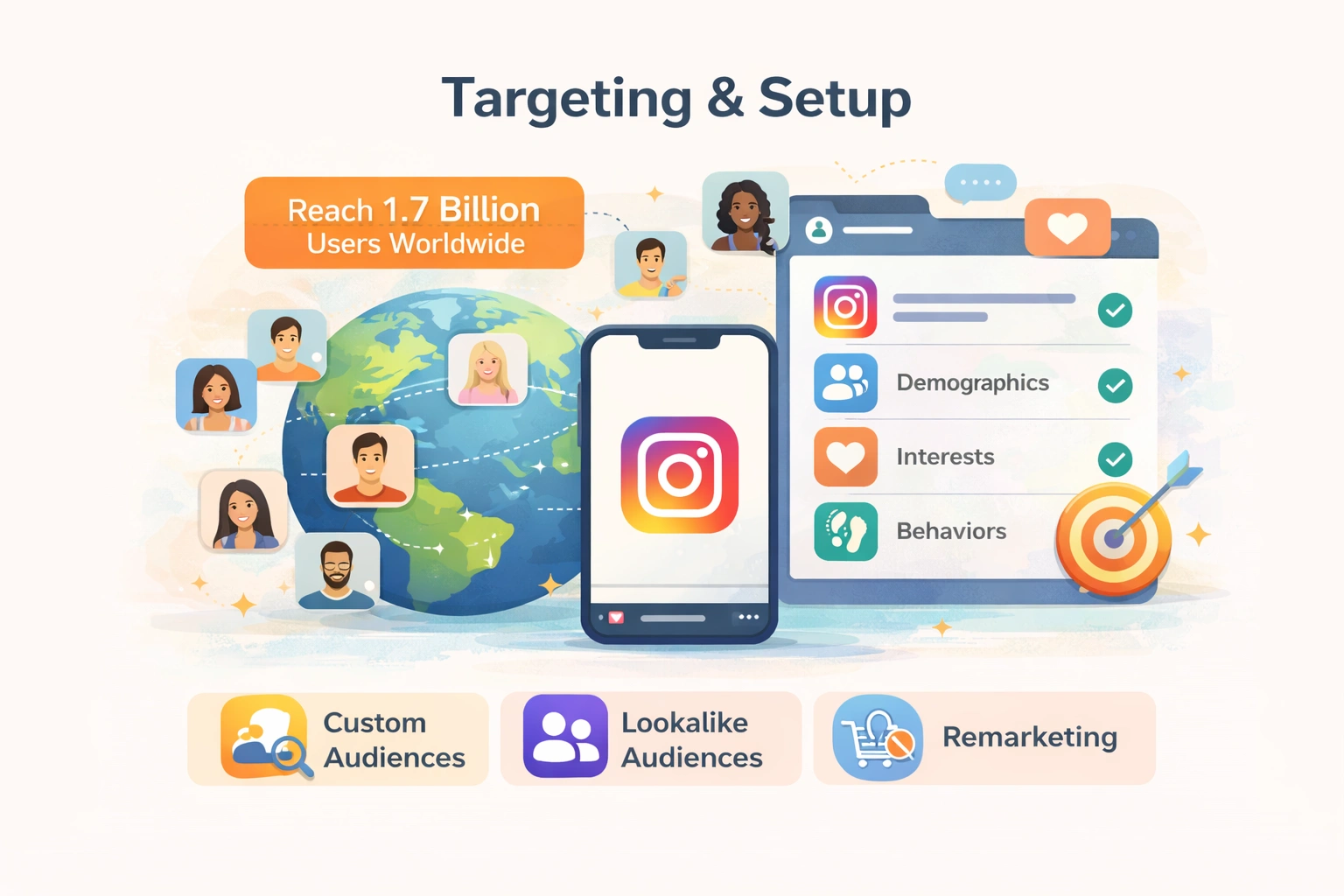 Instagram advertising reach and targeting options