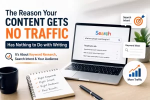The Reason Your Content Gets No Traffic Has Nothing to Do with Writing