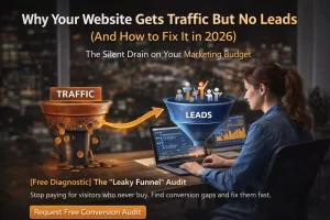 Why Your Website Gets Traffic but No Leads (And How to Fix It in 2026)